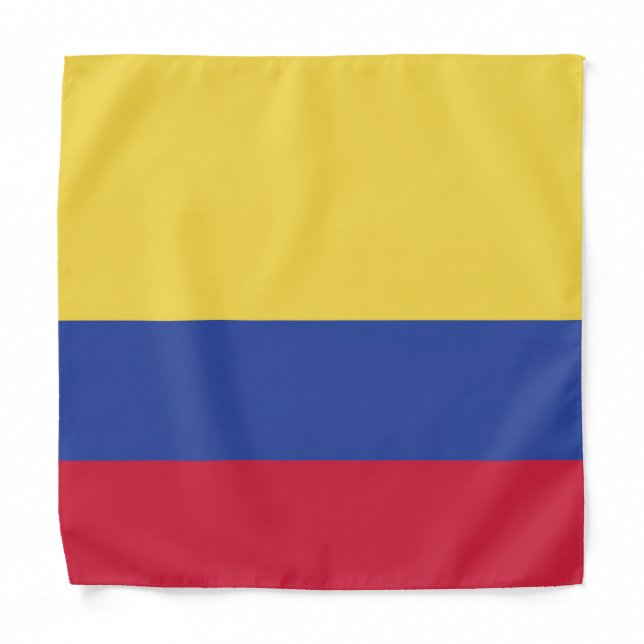 Colombia Flag Emblem Bandana (Front)