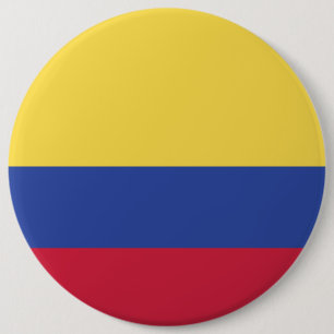 Colombia Flag Emblem Button