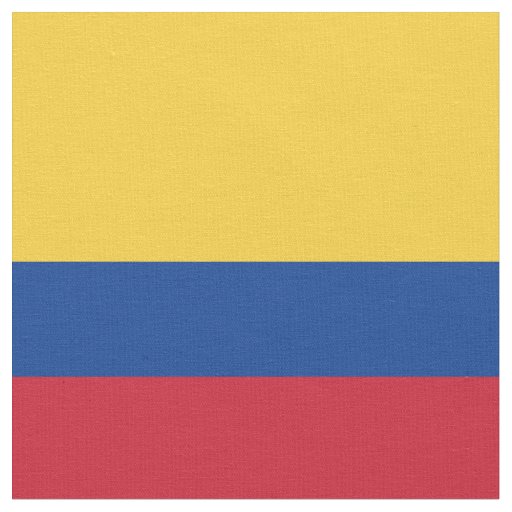 Colombia flag fabric