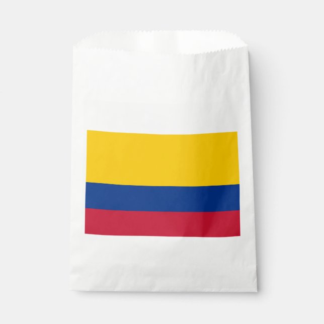 Colombia Flag Favor Bag (Front)