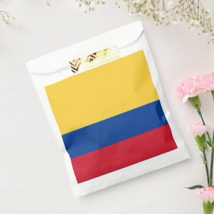 Colombia flag favor bag