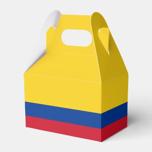 Colombia Flag Favor Boxes