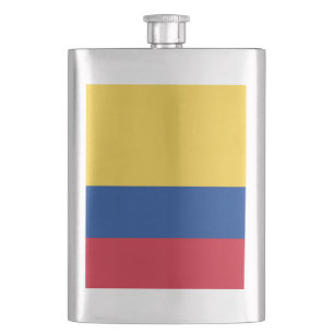 Colombia flag flask