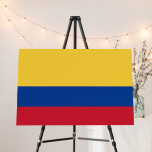 Colombia flag foam board