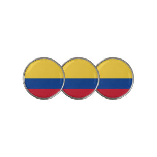 Colombia flag golf ball marker