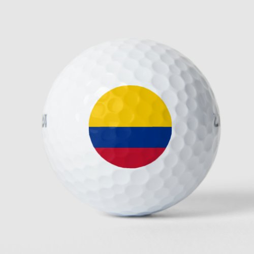 Colombia Flag Golf Balls
