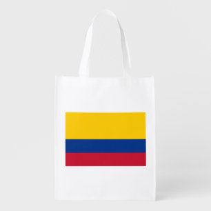 Colombia Flag Grocery Bag