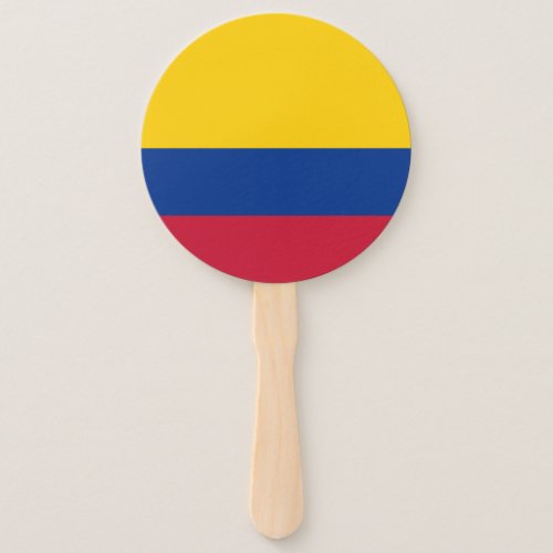 Colombia Flag Hand Fan