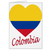 Colombia Flag Heart (Front)