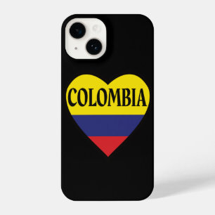 Colombia Flag Heart iPhone 14 Case