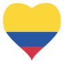 Colombia Flag Heart Sticker