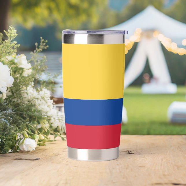 Colombia flag insulated tumbler (Wedding)