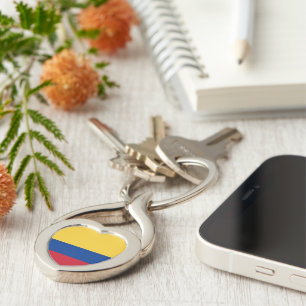 Colombia flag keychain