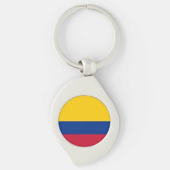 Colombia Flag Keychain by topdivertntrend at Zazzle