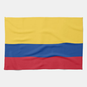 Colombia flag kitchen towel