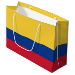 Colombia flag large gift bag