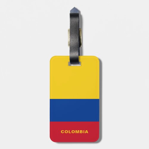 Colombia Flag Luggage Tag