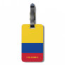 Colombia Flag Luggage Tag
