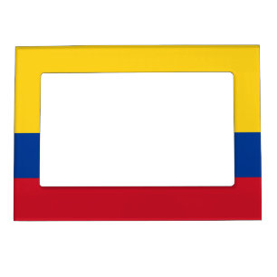 Colombia Flag Magnetic Photo Frame