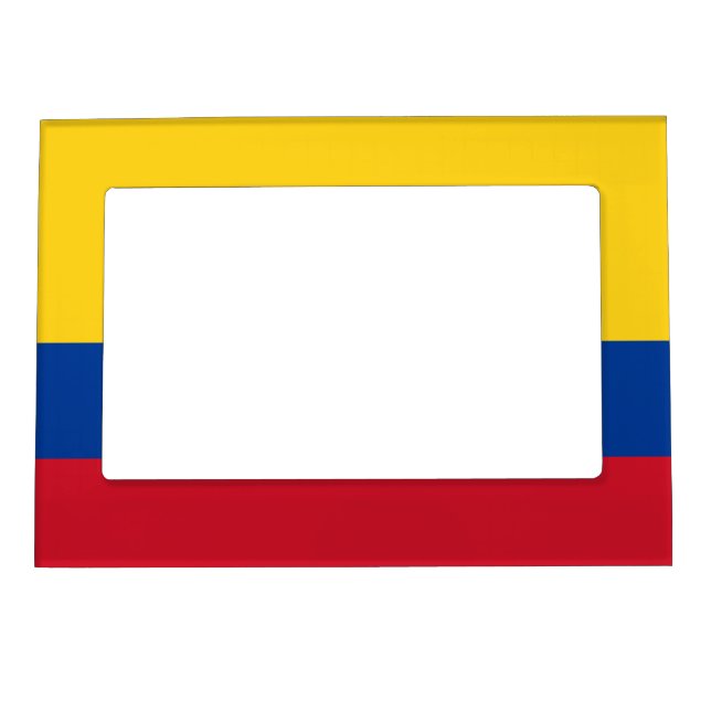 Colombia Flag Magnetic Photo Frame (Front)