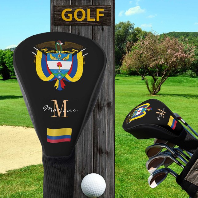 Colombia & Flag Monogrammed Golf Clubs Covers (Creator Uploaded)