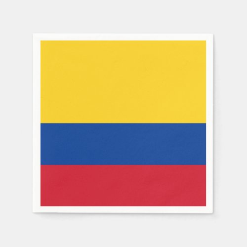 Colombia Flag Napkins