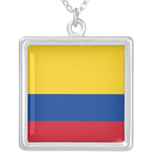 Colombia Flag Necklace (Front)