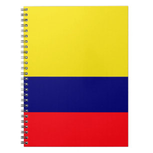 Colombia flag notebook