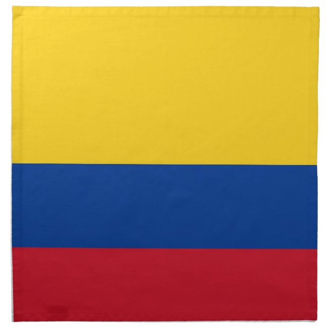 Colombia Flag on MoJo Napkin (Front)
