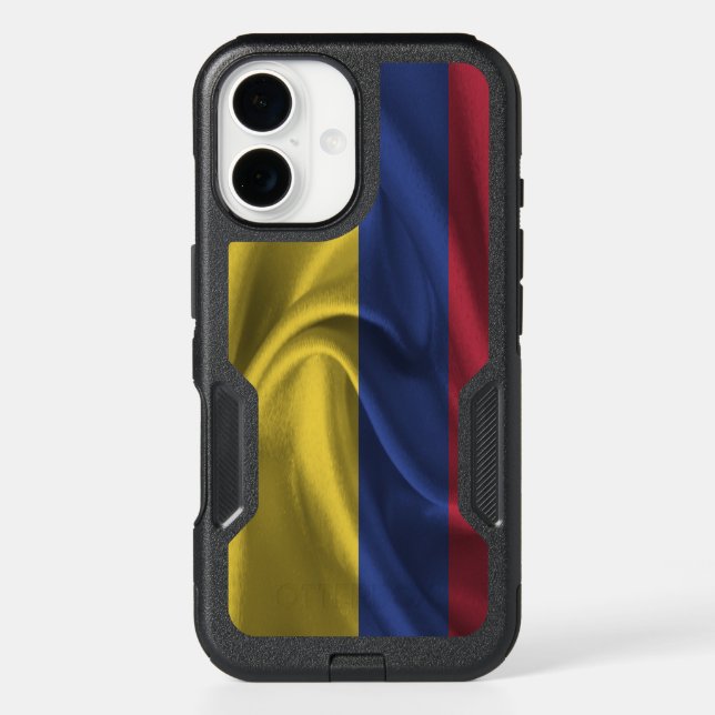 Colombia Flag Otterbox iPhone Case (Back)