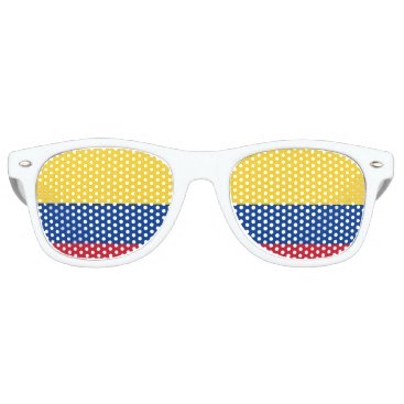 Colombia Flag Party Shades Sunglasses