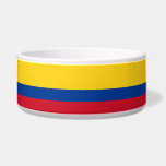 Colombia Flag Pet Bowl<br><div class="desc">Add a touch of Colombian pride to your pet’s mealtime with our exclusive pet bowl featuring the flag of Colombia! Crafted with meticulous attention to detail, this pet bowl is more than just a functional feeding accessory; it’s a celebration of Colombia’s vibrant heritage. The sleek design prominently displays the iconic...</div>