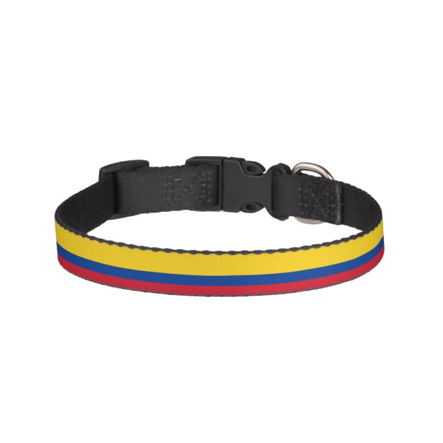 Colombia Flag Pet Collar (Front)