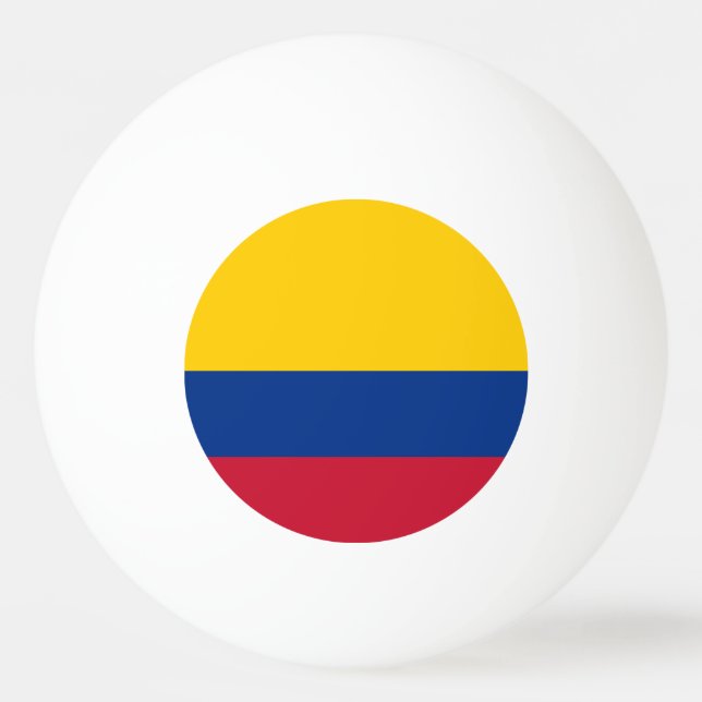Colombia Flag Ping Pong Ball (Front)