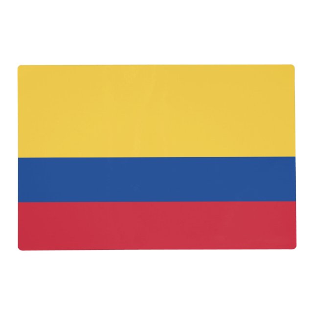 Colombia flag placemat (Front)