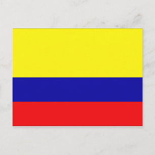Colombia Flag Postcard