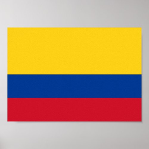 Colombia Flag Poster