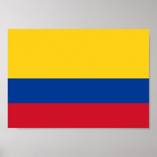 Colombia Flag Poster (Front)