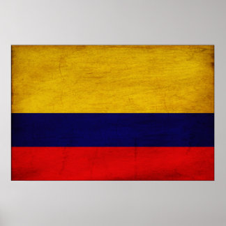 Colombia Flag Poster