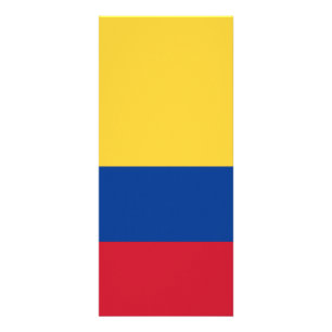 Colombia flag rack card