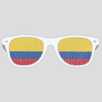 Colombia Flag Retro Sunglasses