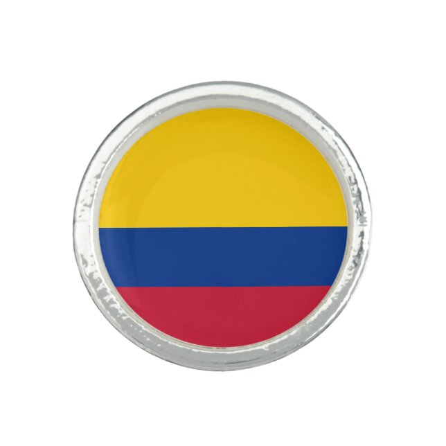 Colombia Flag Ring (Front)