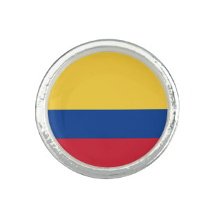 Colombia flag ring