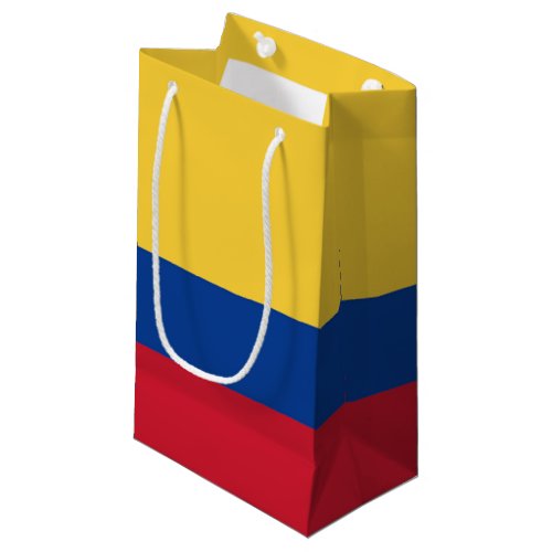 Colombia flag small gift bag