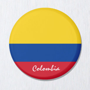 Colombia flag & South America - travel/sports fans Magnet