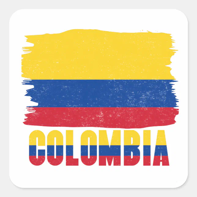 Colombia Flag Sticker | Zazzle