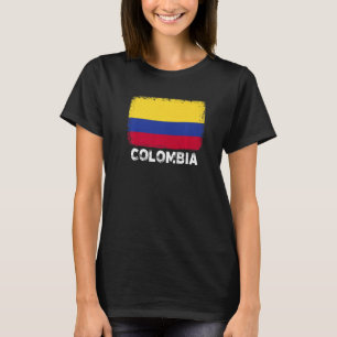 Colombia Flag Support Colombian People Women Men T-Shirt