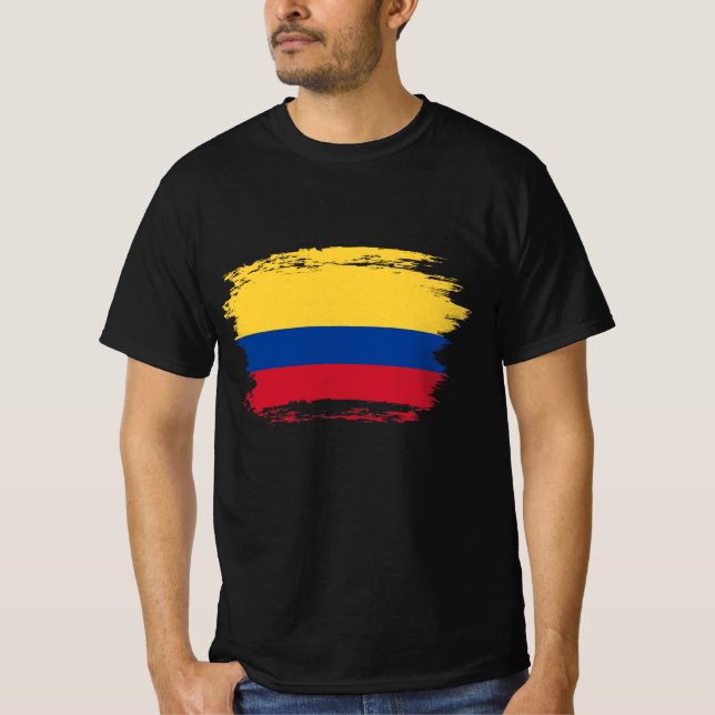 Colombia flag T-Shirt (Front)