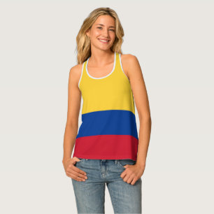 Colombia flag tank top