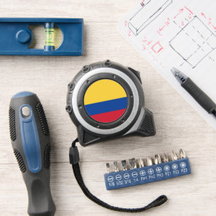 Colombia flag tape measure